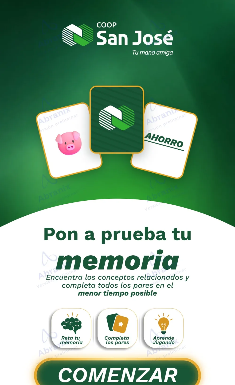 Memorama Expo Cibao en tablet