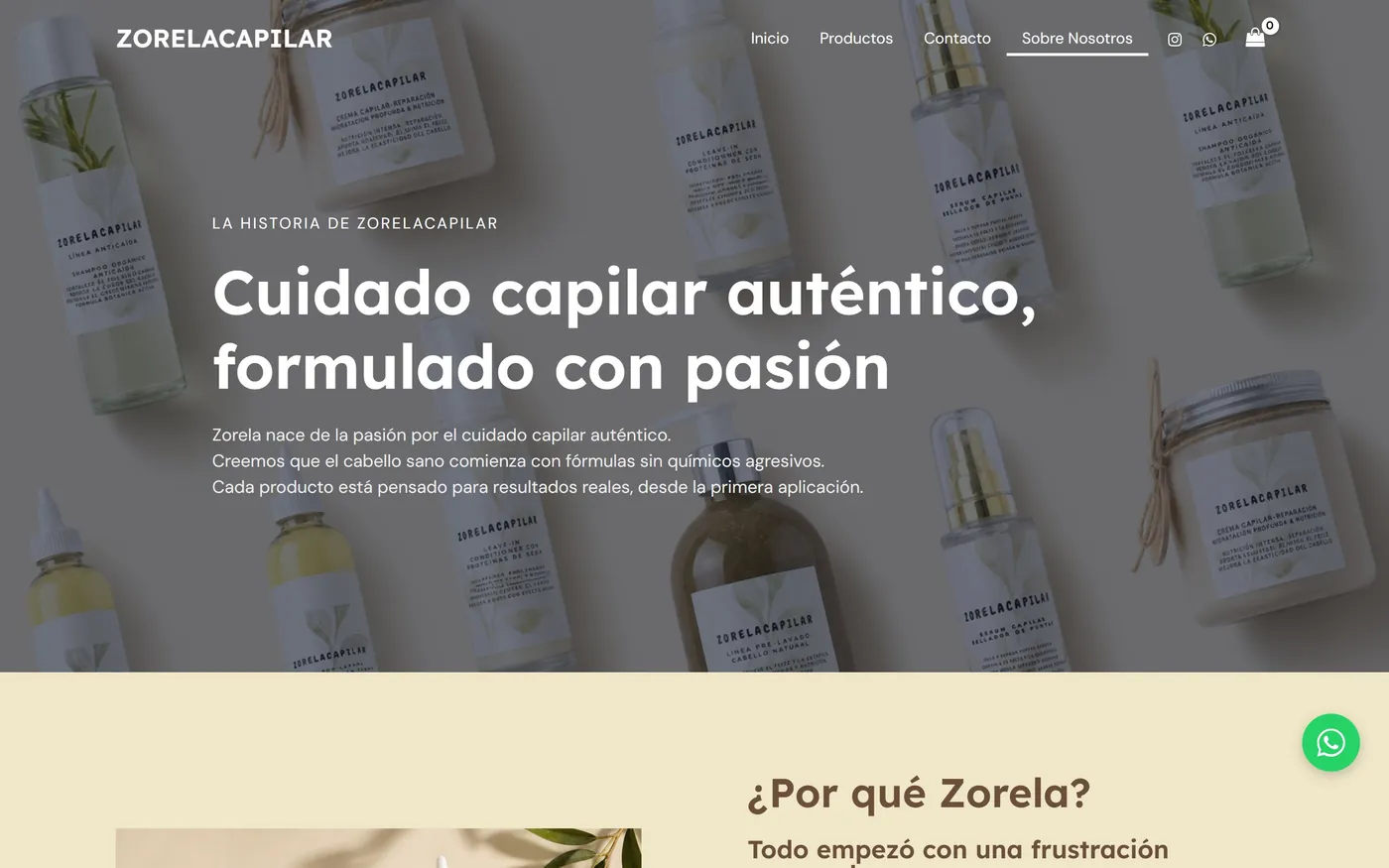 Zorela Capilar — Sobre Nosotros